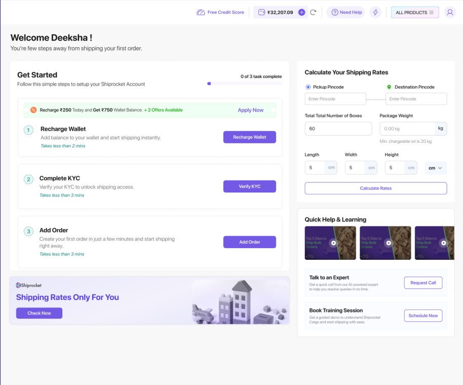 Cargo New Homepage Experience